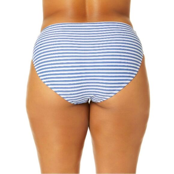 Womens Tie Front Top,Cutout Bottoms 2-Piece Bikini Swimsuit Bathing Suit Size 3X - Picture 9 of 10